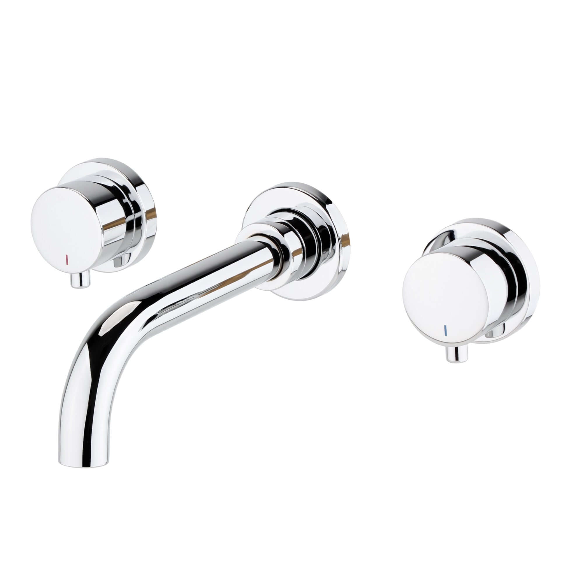 Buy Zara contemporary wall mounted basin mixer tap (3TH) - chrome Online UK | HOUSE OF ENKI
